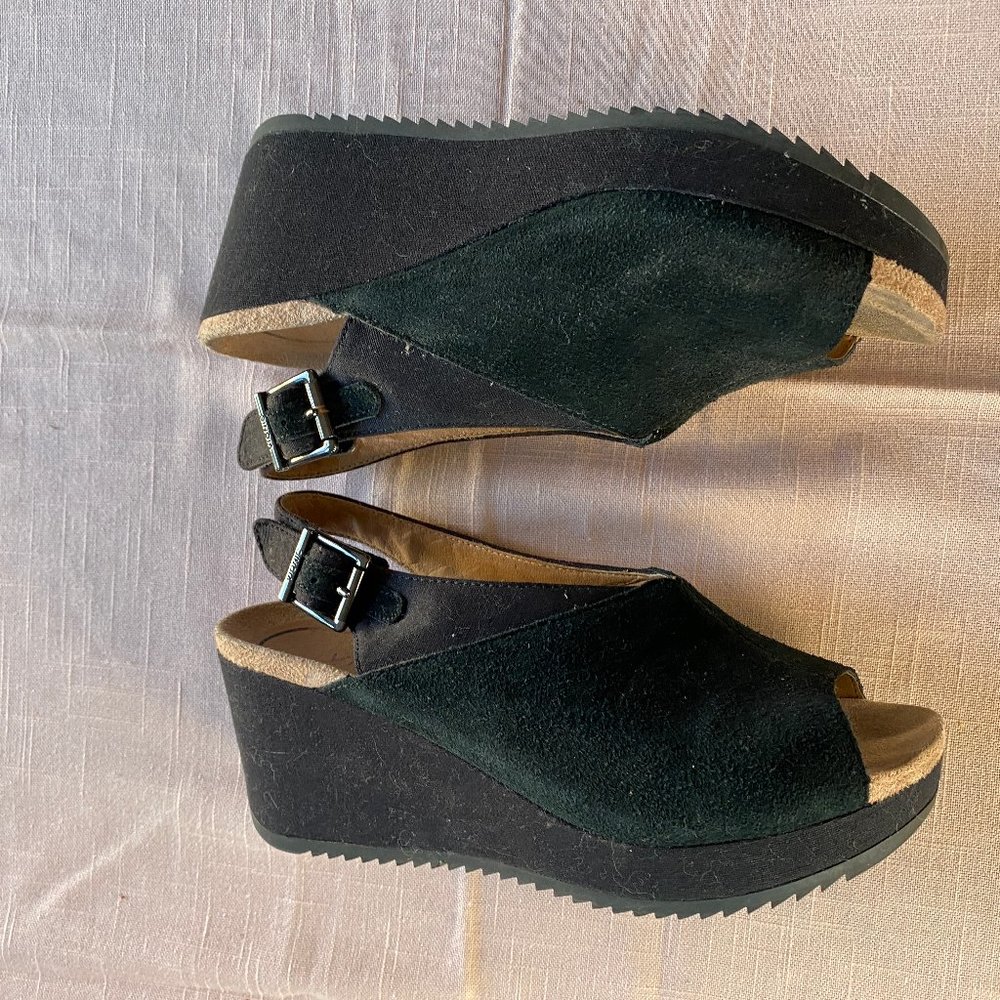 Vionic Slingback Peep Toe Platform Flatform Sandal